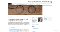 Desktop Screenshot of nancywhitepoetry.net