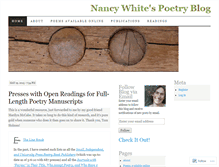 Tablet Screenshot of nancywhitepoetry.net